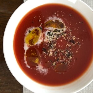 簡単☆トマトの冷製スープ☆ヘルシー